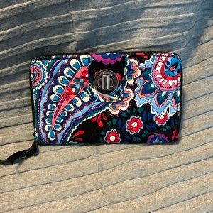 Used Vera Bradley Toggle Wallet